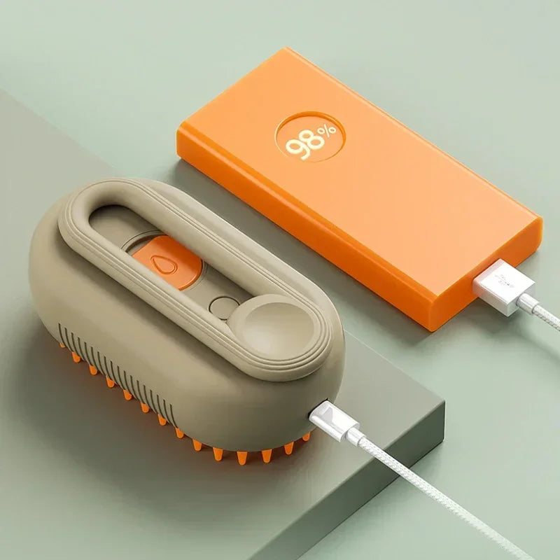 MistPaw™ 3-in-1 Pet Mist Grooming Brush for Dogs & Cats